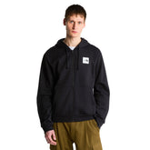 Felpa Uomo The North Face Box Half Dome Full Zip Nero | NonSoloSport