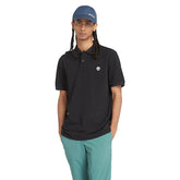 Polo Uomo Timberland Piquet Small Logo Nero | NonSoloSport