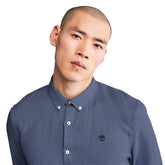 Camicia Uomo Timberland Botton Down Blu | NonSoloSport