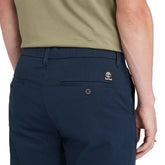 Bermuda Uomo Timberland Chino Twill Stretch Navy | NonSoloSport
