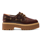 Mocassino Donna Timberland Stone Street con Plateau Marrone | NonSoloSport