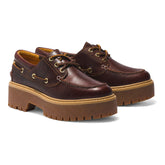 Mocassino Donna Timberland Stone Street con Plateau Marrone | NonSoloSport