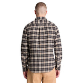 Camicia Uomo Timberland Quadri Flanella Nero | NonSoloSport