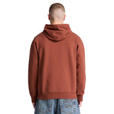Felpa Uomo Timberland Logo Established 1973 Marrone Blu | NonSoloSport