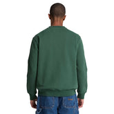 Felpa Uomo Timberland Logo Established 1973 Verde | NonSoloSport