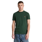 T-Shirt Uomo Timberland Dunstan River Verde Scuro | NonSoloSport