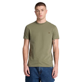 T-Shirt Uomo Timberland Dunstan River Verde Chiaro | NonSoloSport