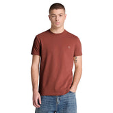 T-Shirt Uomo Timberland Dunstan River Marrone | NonSoloSport