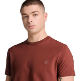 T-Shirt Uomo Timberland Dunstan River Marrone | NonSoloSport