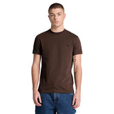 T-Shirt Uomo Timberland Dunstan River Marrone | NonSoloSport