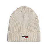 Berretto Tommy Jeans Elongated Flag Beige | NonSoloSport