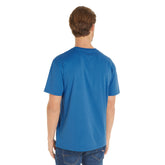 T-Shirt Uomo Tommy Jeans Linear Logo Azzurro | NonSoloSport
