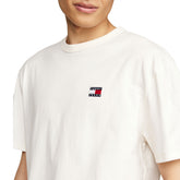 T-Shirt Uomo Tommy Jeans Badge Bianco Antico | NonSoloSport