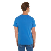 T-Shirt Uomo Tommy Jeans Slim Essential Flag Blu | NonSoloSport