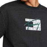 T-Shirt Uomo Tommy Jeans Logo Nero | NonSoloSport