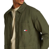 Camicia Uomo Tommy Jeans Over Verde | NonSoloSport