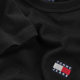 T-Shirt Uomo Tommy Jeans Distintivo Nero | NonSoloSport