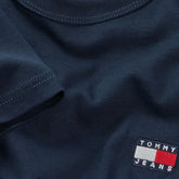 T-Shirt Uomo Tommy Jeans Regular Badge Cotone Navy Blu | NonSoloSport
