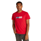 T-Shirt Uomo Tommy Jeans Logo Slim Rosso | NonSoloSport