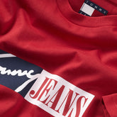 T-Shirt Uomo Tommy Jeans Logo Slim Rosso | NonSoloSport