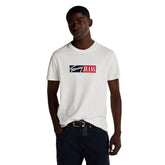 T-Shirt Uomo Tommy Jeans Logo Slim Beige | NonSoloSport