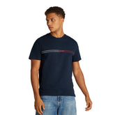 T-Shirt Uomo Tommy Jeans Slim Entry Graphic Blu Navy | NonSoloSport