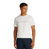 T-Shirt Uomo Tommy Jeans Slim Entry Graphic Bianco Ecru | NonSoloSport