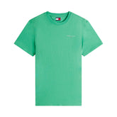 T-Shirt Uomo Tommy Jeans Linear Logo Verde | NonSoloSport