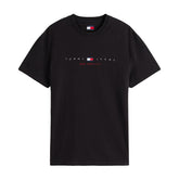 T-Shirt Uomo Tommy Jeans Flag Nero | NonSoloSport