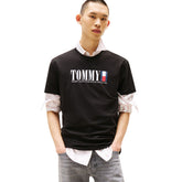 T-Shirt Uomo Tommy Jeans Logo Nero | NonSoloSport