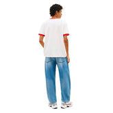 T-Shirt Uomo Tommy Jeans Wavy Bianco Rosso | NonSoloSport