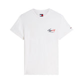 T-Shirt Uomo Tommy Jeans Logo Signature Bianco | NonSoloSport