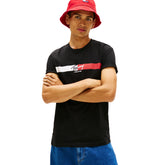 T-Shirt Uomo Tommy Jeans Signature Logo Nero | NonSoloSport