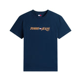 T-Shirt Uomo Tommy Jeans Logo Blu Scuro | NonSoloSport