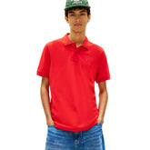 Polo Uomo Tommy Jeans Flag Rosso | NonSoloSport