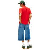 Polo Uomo Tommy Jeans Flag Rosso | NonSoloSport