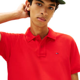 Polo Uomo Tommy Jeans Flag Rosso | NonSoloSport