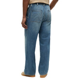 Pantalone Uomo Tommy Jeans Denim Theo Baggy Lino Sailing Blu | NonSoloSport