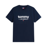 T-Shirt Uomo Tommy Jeans Slim Graphic Blu | NonSoloSport