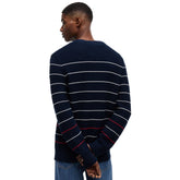 Maglione Uomo Tommy Jeans Stripe Blu Bianco | NonSoloSport