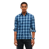 Camicia Uomo Tommy Jeans Dobby Check Blu Azzurro | NonSoloSport