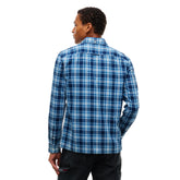 Camicia Uomo Tommy Jeans Dobby Check Blu Azzurro | NonSoloSport