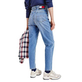 Tommy Jeans Pantaloni Denim Mom Donna Azzurro | NonSoloSport