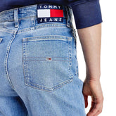 Tommy Jeans Pantaloni Denim Mom Donna Azzurro | NonSoloSport