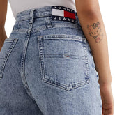 Tommy Jeans Pantalone Denim Mom L32 Donna Grigio | NonSoloSport
