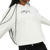 Tommy Jeans Felpa Logo 2 Essential Donna Bianco | NonSoloSport