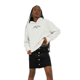 Tommy Jeans Felpa Logo 2 Essential Donna Bianco | NonSoloSport