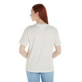 T-Shirt Donna Tommy Jeans Varsity Rlx Bianco | NonSoloSport