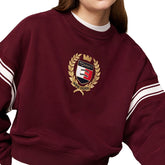 Felpa Donna Tommy Jeans Prep Rosso | NonSoloSport