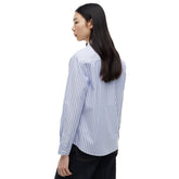 Camicia Donna Tommy Jeans Oxford Azzurro Bianco | NonSoloSport
